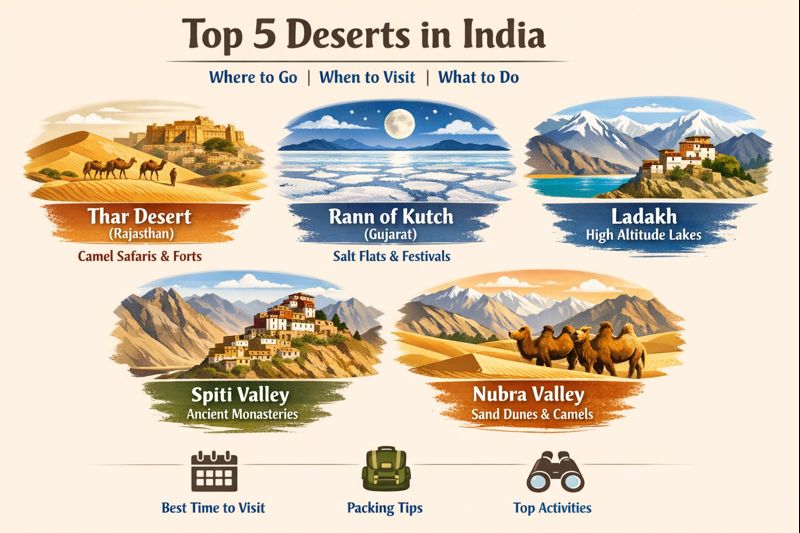 Top 5 desert in india