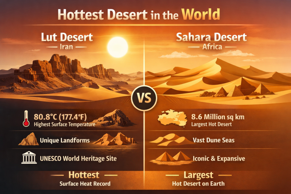 hottest desert​