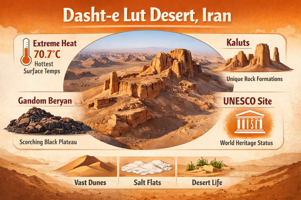 dasht e lut desert iran​
