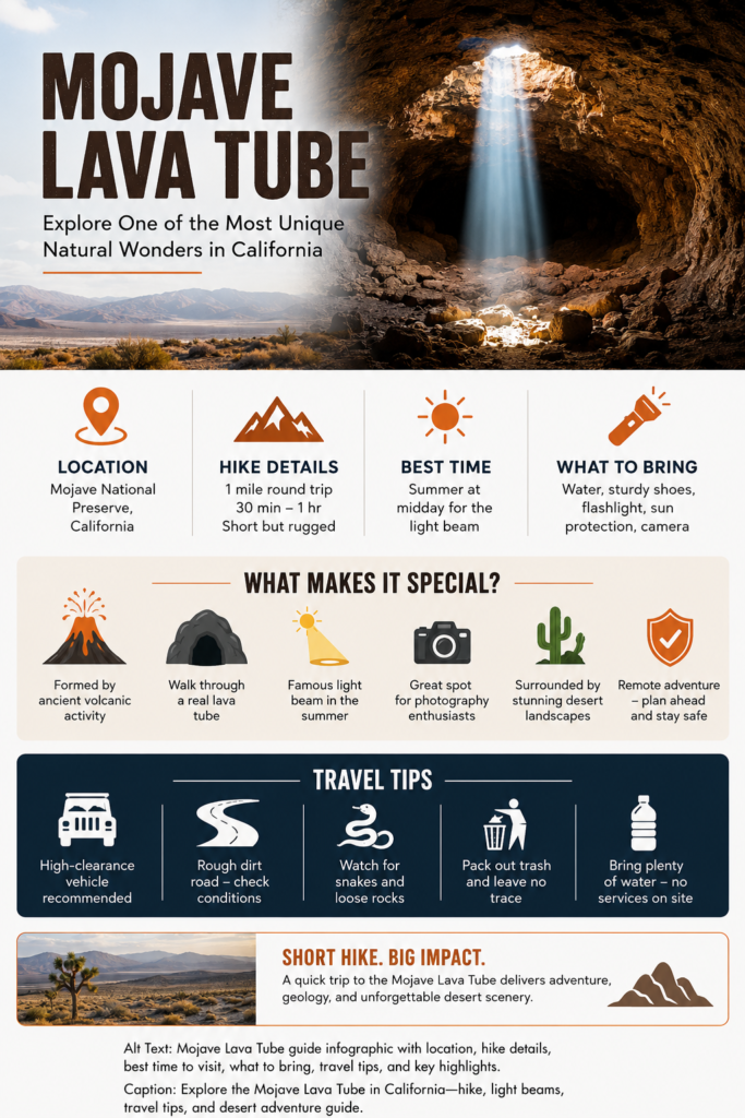 mojave desert lava tube