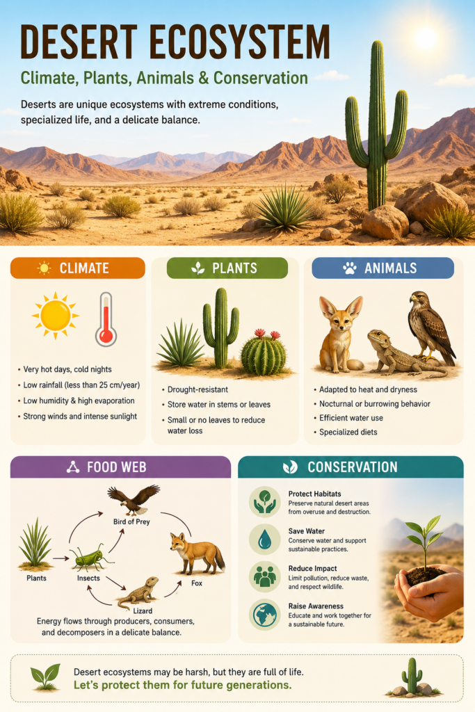 ecosystem of a desert