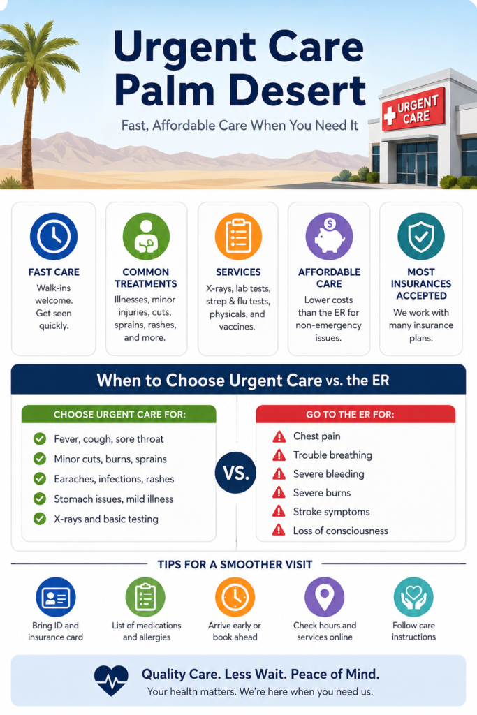 urgent care palm desert